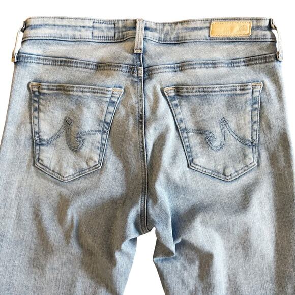 AG Adriano Goldschmied jeans womens 27R 27 Blue Legging Ankle Skinny Light 1177 - Picture 13 of 14